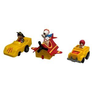 Vintage McDonalds 1990s Snoopy & Friends Happy Meal Toys Set Of 3